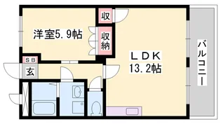 アベニール細江【3階】の間取り