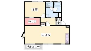 メゾンさつき【0205号室】の間取り