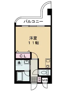 延末アートスカイハイツ【302号室】の間取り