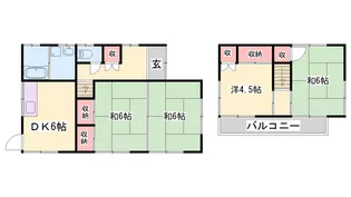 兵庫県加古川市平岡町新在家1【一戸建】の間取り