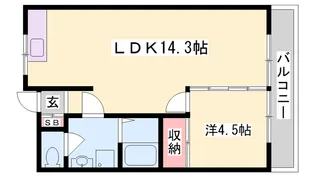 グリーンテラスパート5【102号室】の間取り