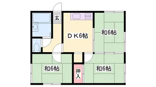 大池ハイツ【101号室】の間取り