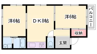 コーポヨシダ【302号室】の間取り