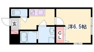 ネストプラス網干駅前【1階】の間取り