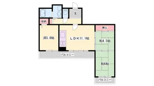クリーンピア西二階町(正木ビル)【3階】の間取り