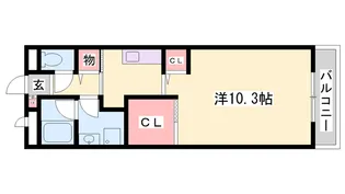フィオーレ北条【2階】の間取り