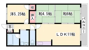 エバーシャイン【2階】の間取り