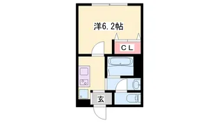オリーブハイツ志染駅前【1階】の間取り