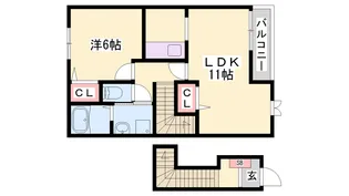 リトリートS【2階】の間取り