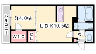ジーメゾン東加古川クリエ【2階】の間取り