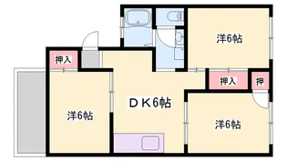 NKコーポ【201号室】の間取り