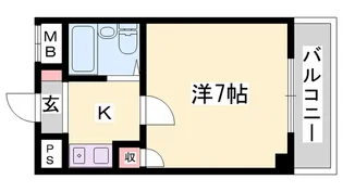 HOUMI北条口【302号室】の間取り