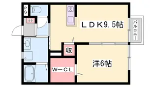 シャトレーⅠ【1階】の間取り