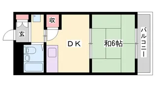 サンハイツ多井田【2階】の間取り