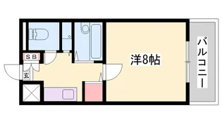 ハイメゾン緑が丘中【108号室】の間取り