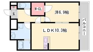 Capital.i姫路【8階】の間取り