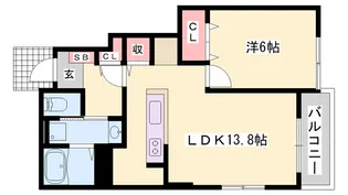エクセレント アベニュー【1階】の間取り
