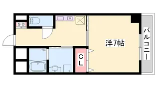 インタービレッジ東延末Ⅱ【5階】の間取り