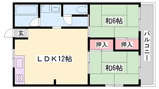 オリエンタルマンション【6階】の間取り