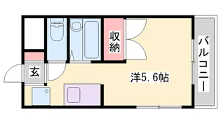 アゼリア【201号室】の間取り