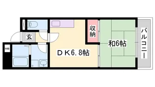 ペシュmotoshio【5階】の間取り