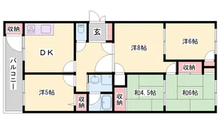 5DKの間取り画像