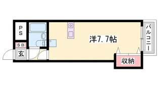サントルヴィラ本町【2階】の間取り