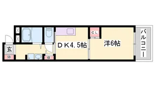 カサグランデモモ【303号室】の間取り