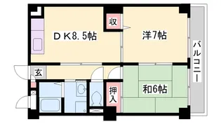 ピュア・エレガンス【4階】の間取り