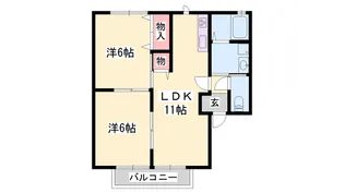 レトア東南【1階】の間取り