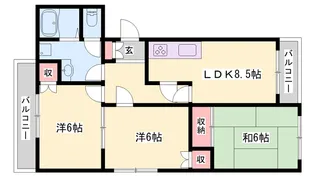 Rin berger【2階】の間取り