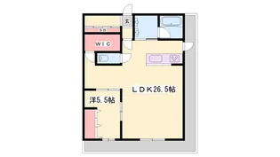 朝日プラザ三木自由が丘【404号室】の間取り