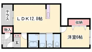 アメニティカスガⅦ【1階】の間取り