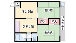 リノグランベル姫路【4階】の間取り