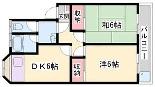 サンフラッツ【202号室】の間取り