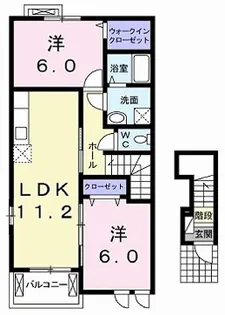 ベル アンジュ【2階】の間取り