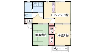 サンビレッジ東南【205号室】の間取り