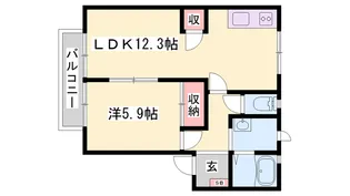 プリムローズ【B201号室】の間取り