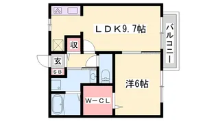 アビタシオンA棟・B棟【2階】の間取り