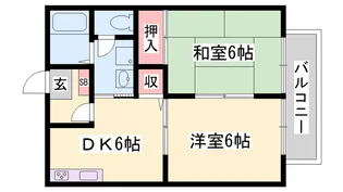 サンライズM【201号室】の間取り