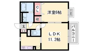 エマーブル【205号室】の間取り