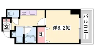 エクセル姫路【7階】の間取り