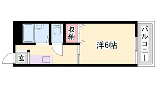 エクセレンス今宿【1階】の間取り