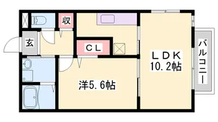 シエナフローラⅠ番館【102号室】の間取り