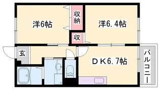 セトル・レジデンス【1階】の間取り