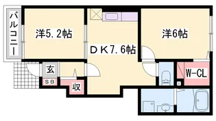 Belle Soleil Ⅱ【1階】の間取り