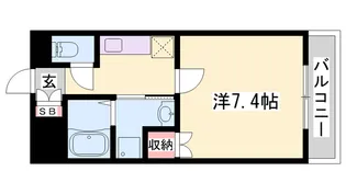 下野田マンションISSEI【205号室】の間取り
