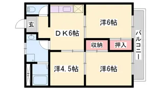 メゾン唐々【2階】の間取り