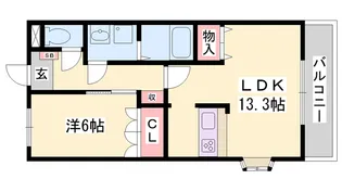 アクロポリスⅢ【2階】の間取り