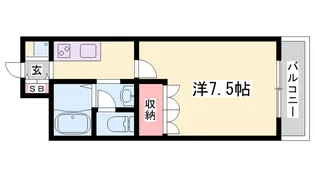 シャルマン・中島【2階】の間取り